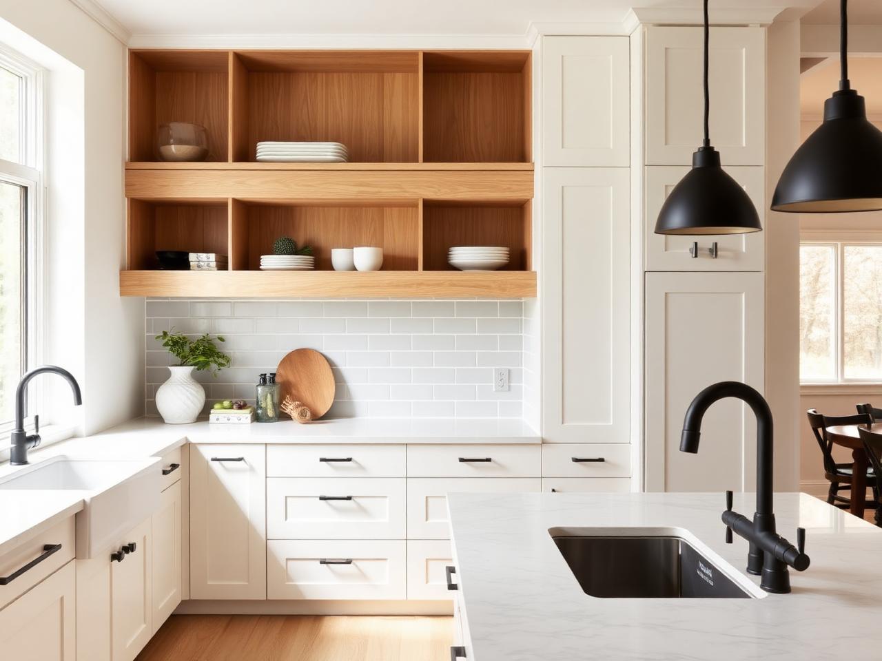 Kitchen renovation with island and custom cabinetry in Toronto